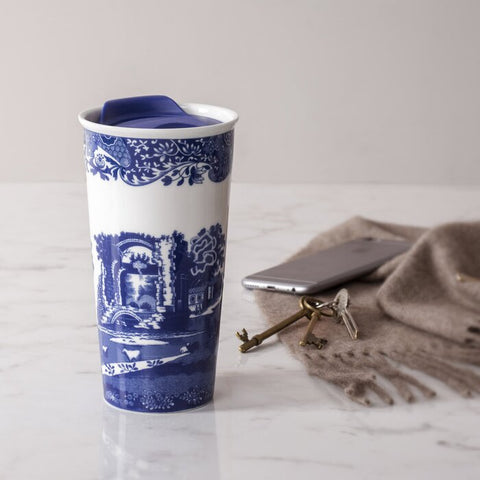 Blue Italian Porcelain Coffee Mug